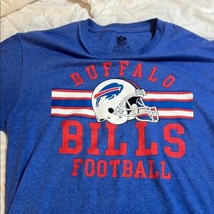 NFL Buffalo Bills Blue and Red Men's Shirt